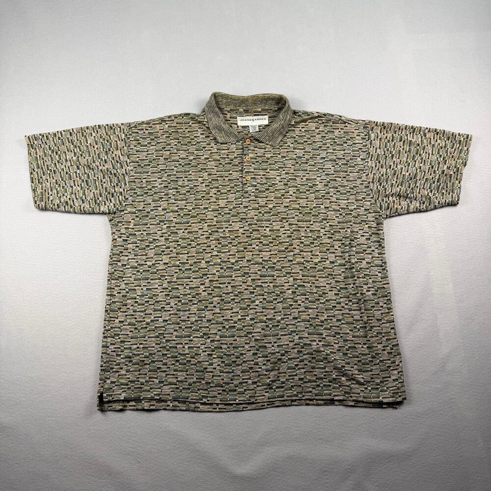 Vintage Jhane Barnes Textured Polo Shirt L/G